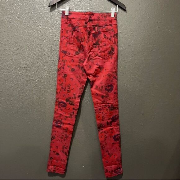 Daang Goodman Tripp HIGH WAIST FLORAL SKINNY 1/25 - Picture 6 of 16